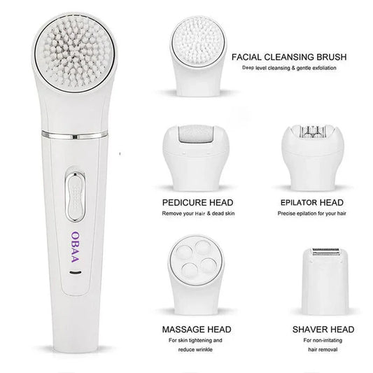 DSP Professional 5-in-1 personal care brush Rose Cosmetics