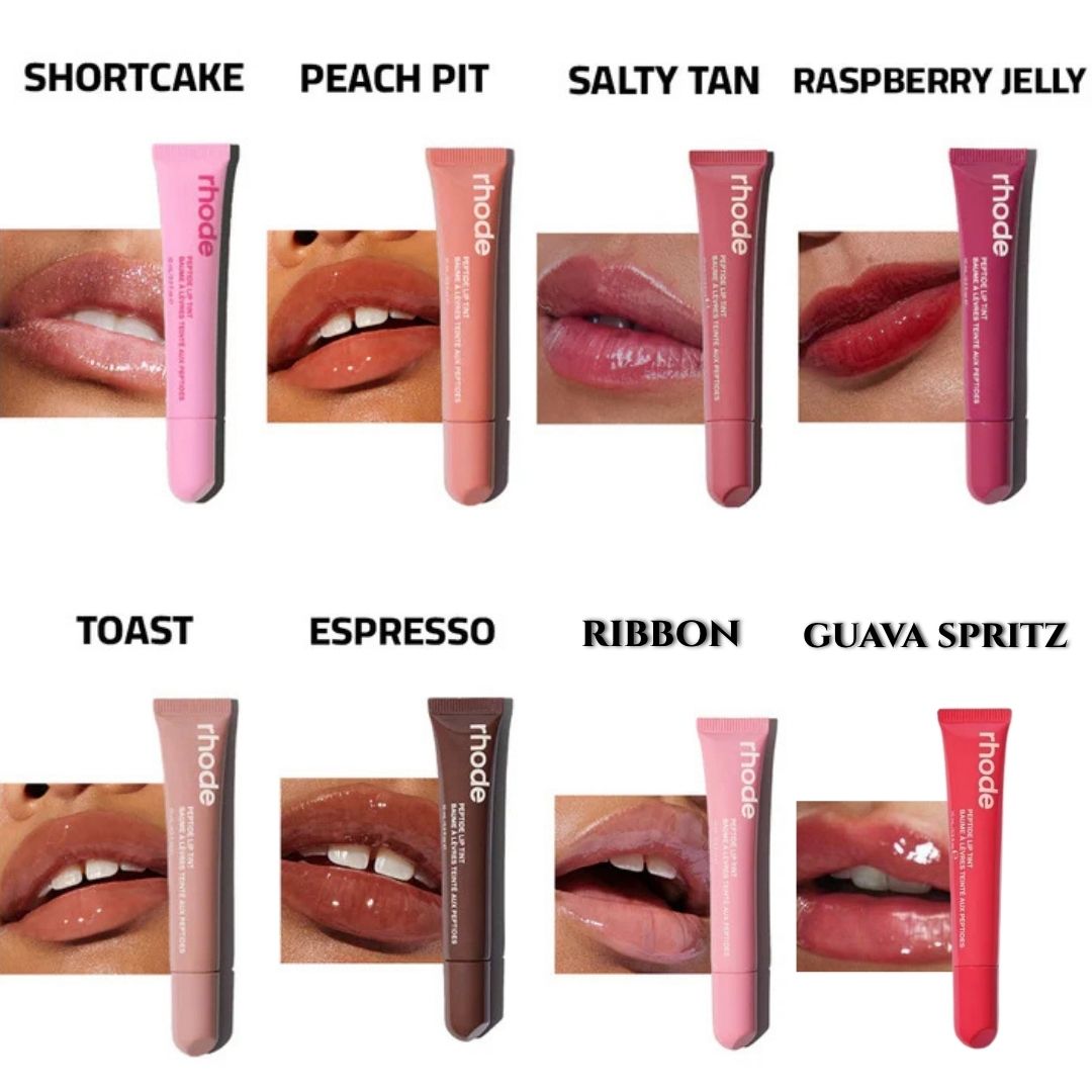Rhode lip gloss + IPH 17 PRO Case Rose Cosmetics
