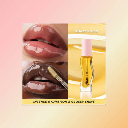 3 Pieces offer _ Gisou Honey Infused Lip Oil