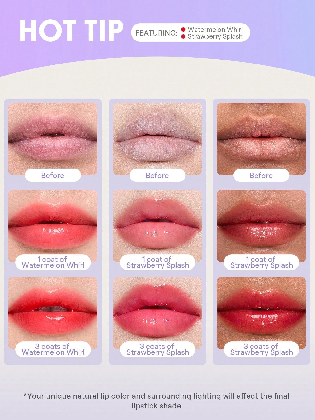 2 Pieces Hydra Jelly Pocket Lip Jam - Buy 1 Get 1 Free Rose Cosmetics