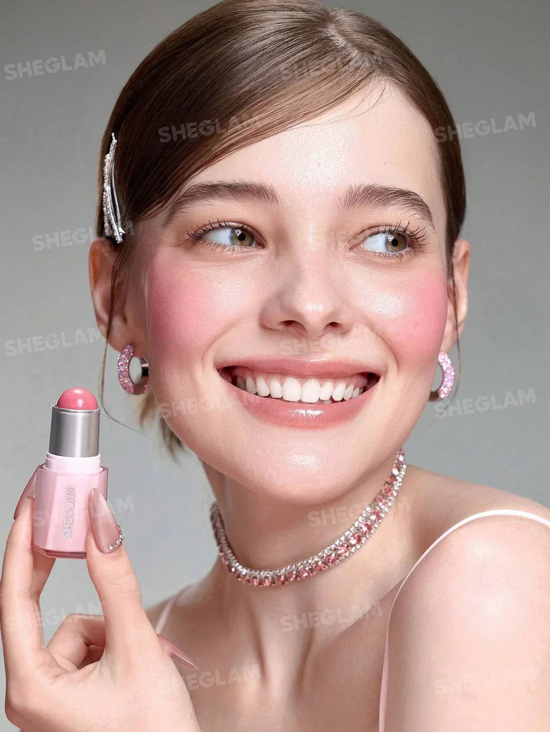 Everyday Makeup Trio – 50% OFF | SHEGLAM Blush + Maybelline Teddy Tint + Cybele 3D Mascara