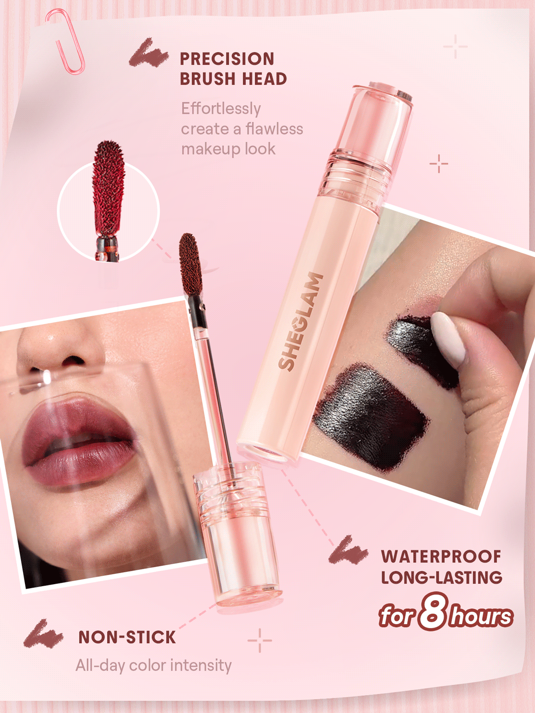 SHEGLAM Fall In Line Peel Off Lip Liner Stain – Buy 1 Get 1 Free