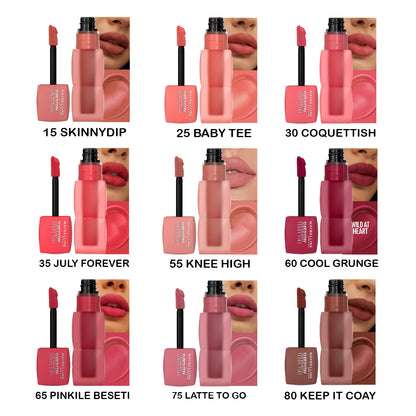 Maybelline Super Stay Teddy Tint – Soft Matte Lip Tint | Buy 1 Get 1 Free