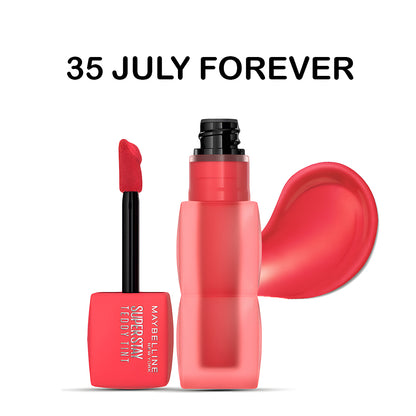 Maybelline Super Stay Teddy Tint – Soft Matte Lip Tint | Buy 1 Get 1 Free