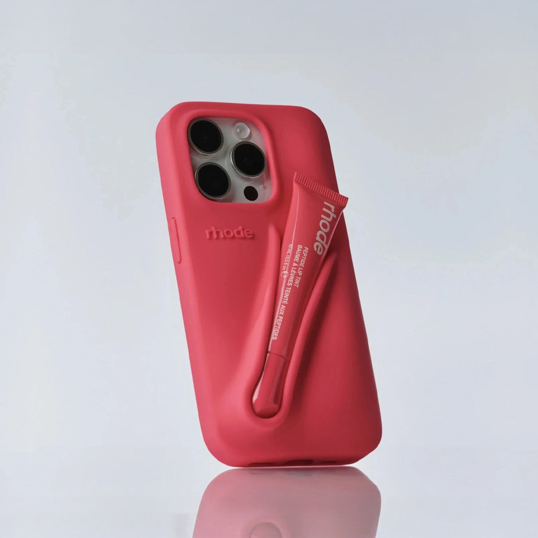 Rhode lip gloss + IPH 13 PRO MAX Case Rose Cosmetics