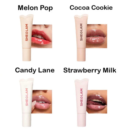 4 Pieces Sheglam Crystal Glaze lip Care