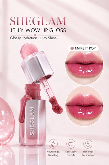 Sheglam Glass Lock Air Gloss— Buy 1 Get 1 Free