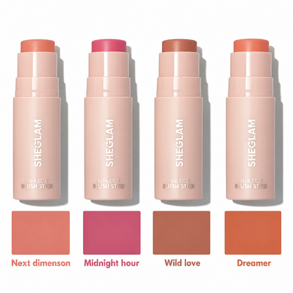 SHEGLAM Snatch Blush Stick – 4 Pieces | 50% OFF