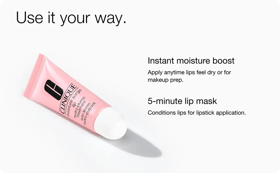 Clinique Moisture Surge Lip Hydro-Plump Treatment Rose Cosmetics
