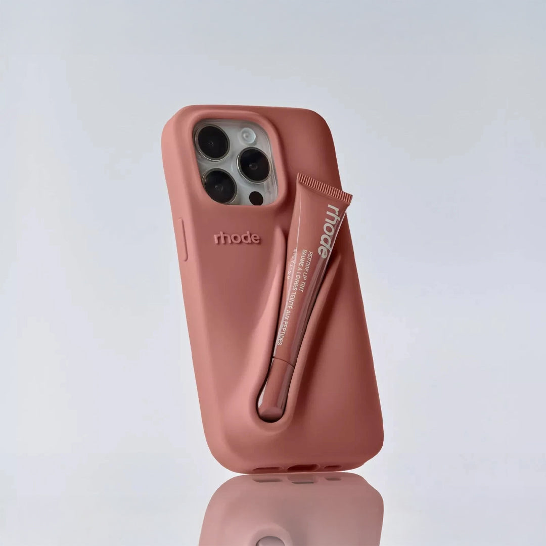 Rhode lip gloss + IPH 12 PRO MAX Case Rose Cosmetics
