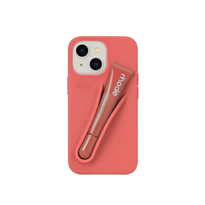 Rhode lip gloss + IPH 13 Case Rose Cosmetics