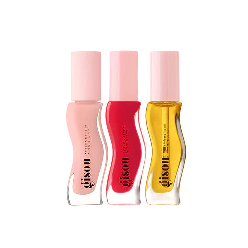 3 Pieces offer _ Gisou Honey Infused Lip Oil