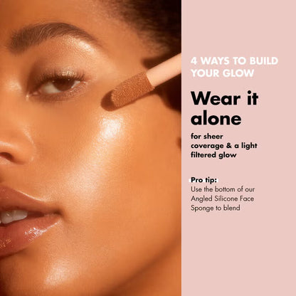 e.l.f Halo Glow liquid filter Rose Cosmetics