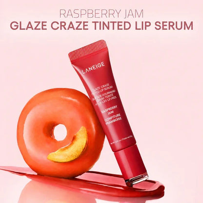 LANEIGE Glaze Craze Tinted Lip Serum + Lip Sleeping Mask Duo – Hydrating, Smoothing & High-Shine Lip Care | 50% OFF