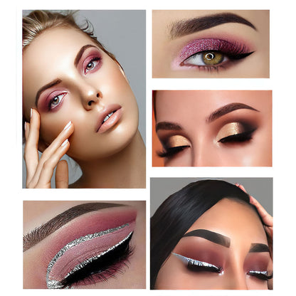 Liquid Glitter Eyeshadow Eyeliner 2 in _ 10 different colours Jasmine Beauty