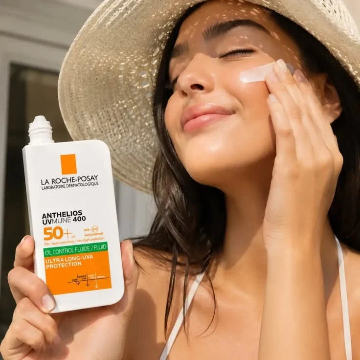 La Roche-Posay Duo (Mela B3 Serum+Anthelios UVMune 400 Oil Control Fluid SPF50+) — Buy 1 Get 1 Free