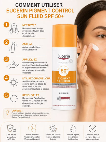 Eucerin Sun Pigment Control Fluid SPF 50+ 50ml – 70% OFF