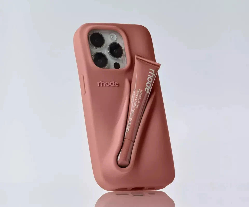Rhode lip gloss + IPH 16 PRO MAX Case Rose Cosmetics